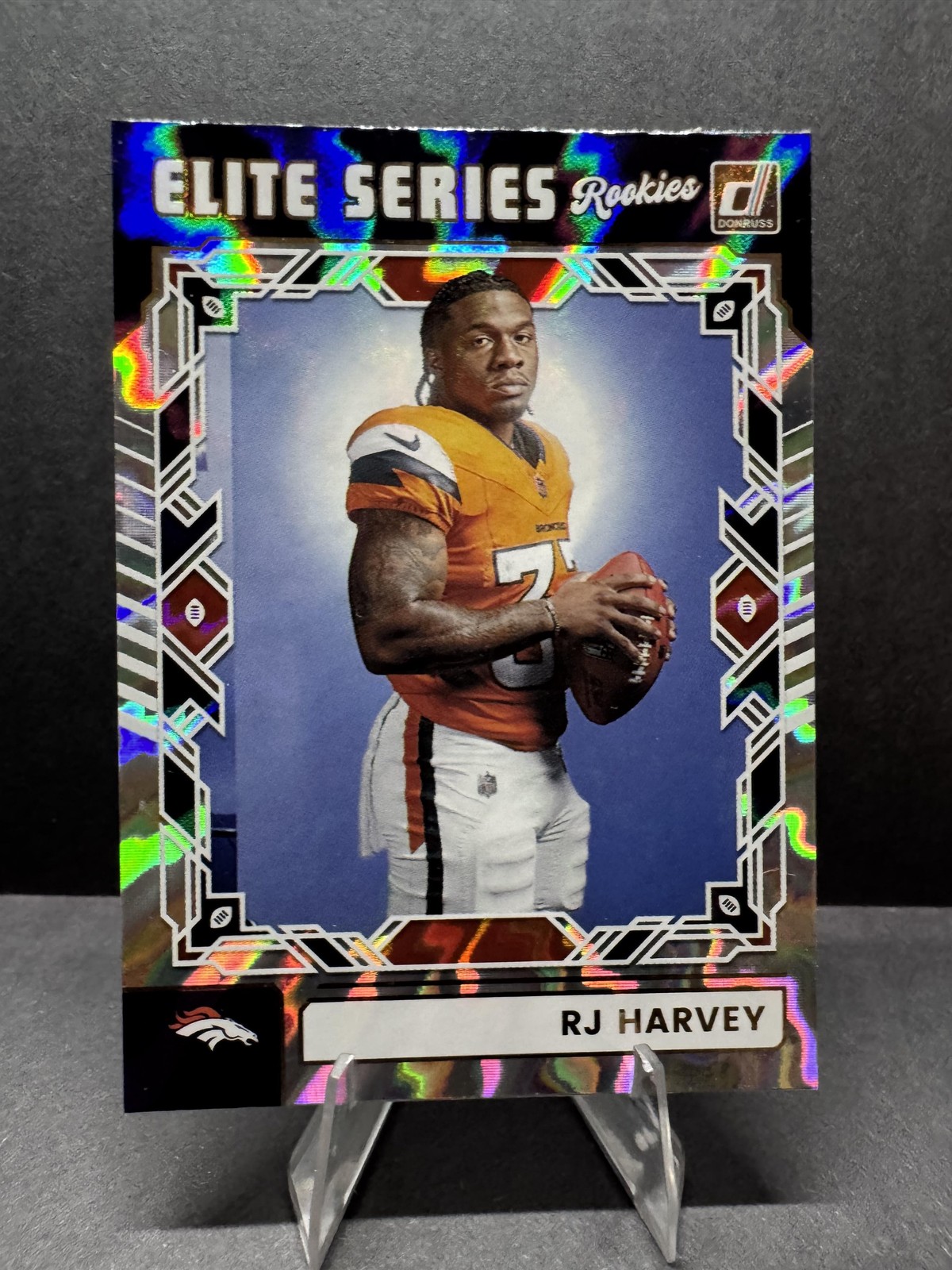 RJ Harvey 2025 Donruss #ESR-RHY Elite Series Rookies Denver Broncos