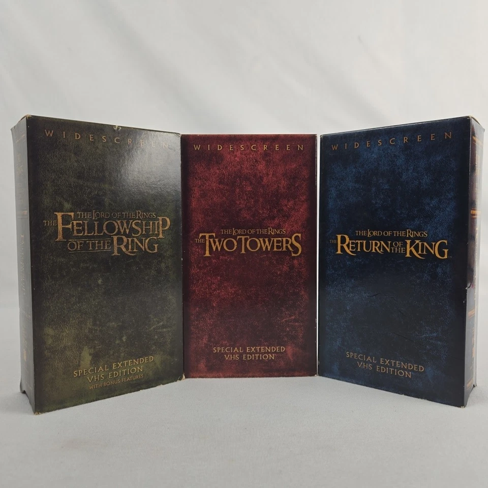 The Lord Of The Rings Trilogy Special Extended VHS Edition - 3 Movies - 6 Tapes - Image 2 of 4