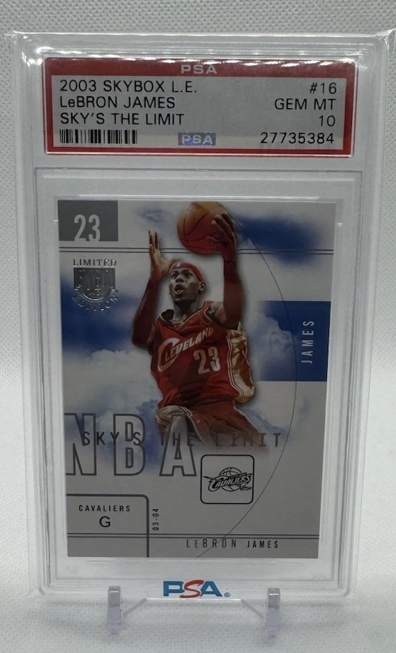 Lebron James trading card
