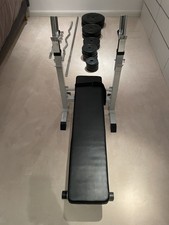 Hantelbank Hantelset Krafttraining Langhantel Kraftstation