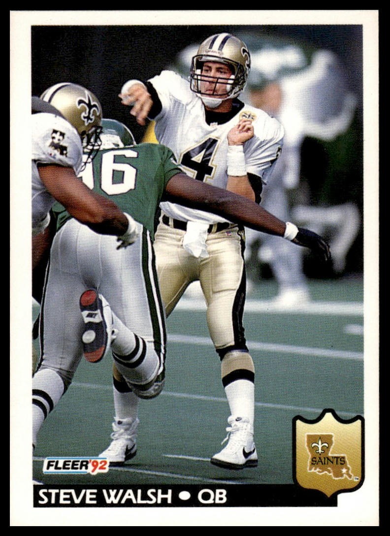 1992 Fleer #285 Steve Walsh