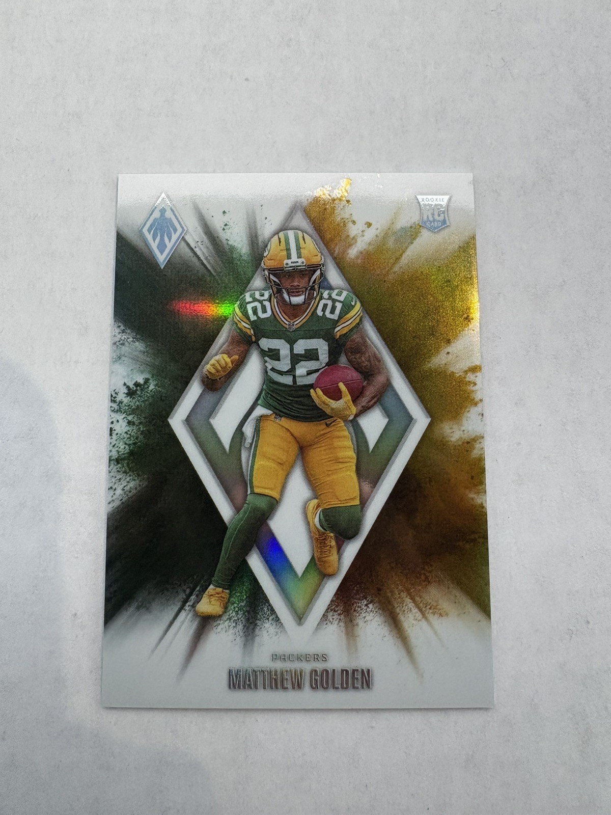 2025 Panini Phoenix Matthew Golden Color Blast RC SSP Green Bay Packers Case Hit