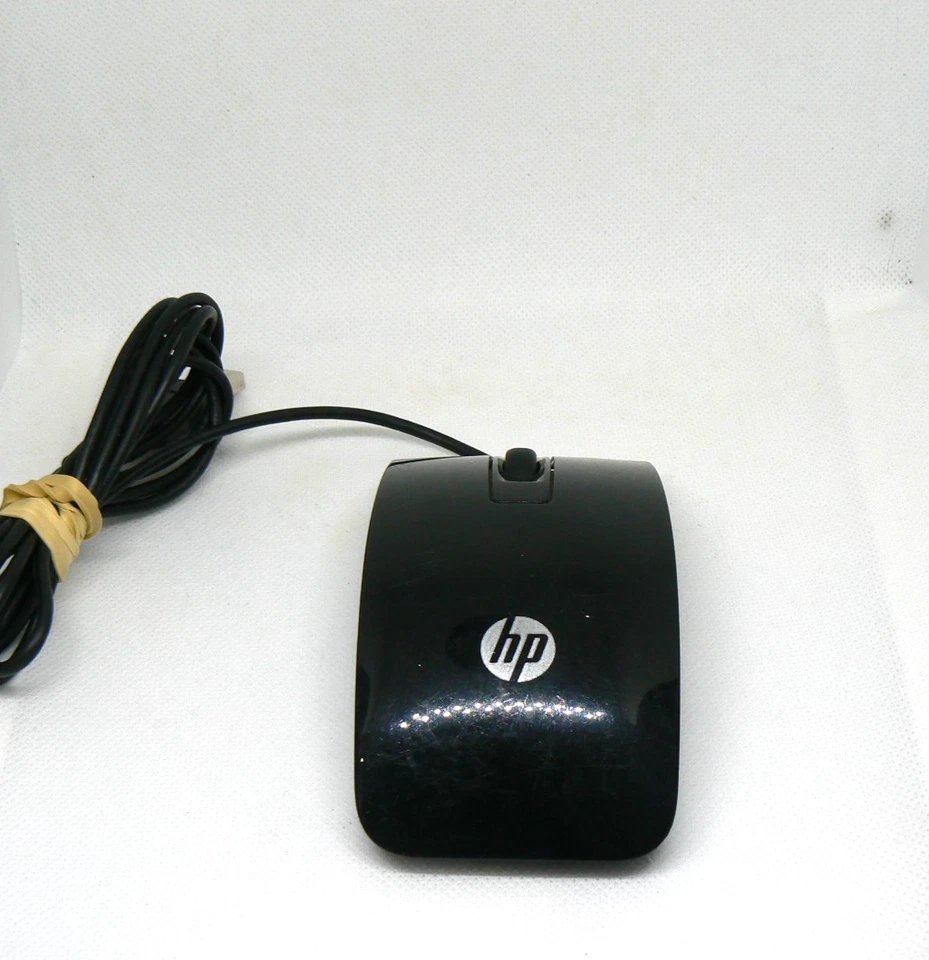 HP USB Optical Wired Mouse Black – Genuine OEM – Plug & Play for PC/Laptop - Image 3 of 4