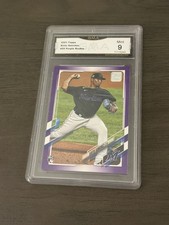 2021 Topps Meijer Purple Rookie #25 SIXTO SANCHEZ Baseball Card RC - GMA 9 Mint. rookie card picture