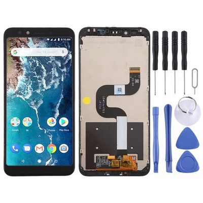 TFT LCD & Digitizer Baugruppe mit Rahmen für Xiaomi Mi 6X/A2 - Schwarz