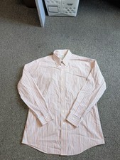 MENS BROOKS BROTHERS SLIM FIT NON-IRON STRIPED BUTTON DOWN SHIRT SIZE 16-34