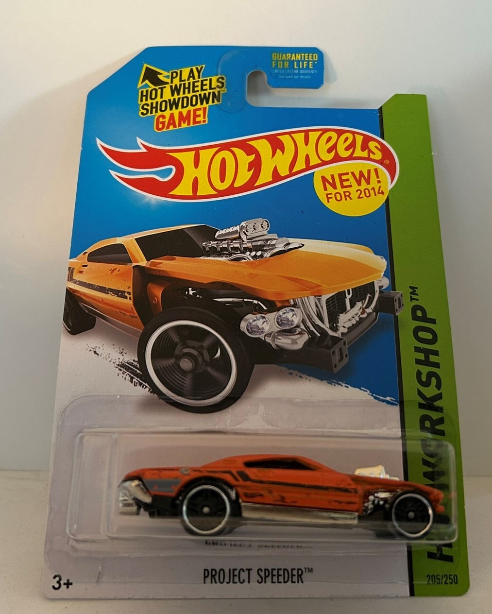 Hot Wheels Project Speeder 2014 HW Workshop Orange