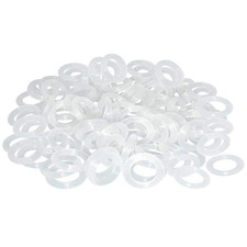 120Pcs Clear Rubber O-Ring Keyboard, O-Rings Keycaps, Switch Dampeners White