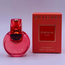 Omnia Coral by Bvlgari Women Eau de Toilette Spray Perfume 3.4 oz 100 ml New