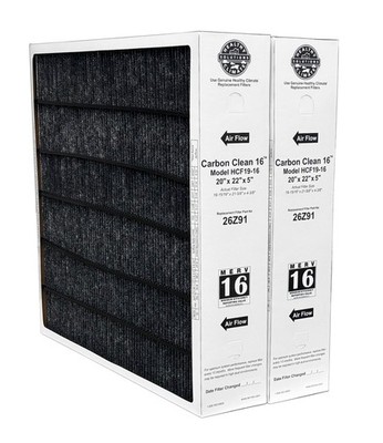 Lennox 26Z91 (2 PK)- 20'' x 22'' x 5'' Healthy Climate Carbon Clean HCF19-16 Filter