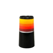 Red-Orange-Yellow Spectrum Series Golf Ferrule - Black Base