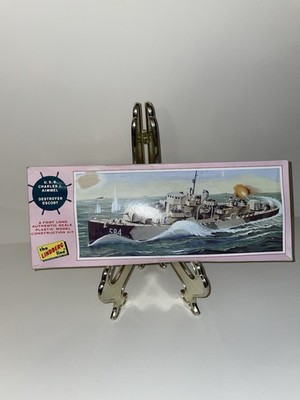 VINTAGE 1967 THE LINDBERG LINE USS CHARLES KIMMEL ESCORT DESTROYER Kit No793