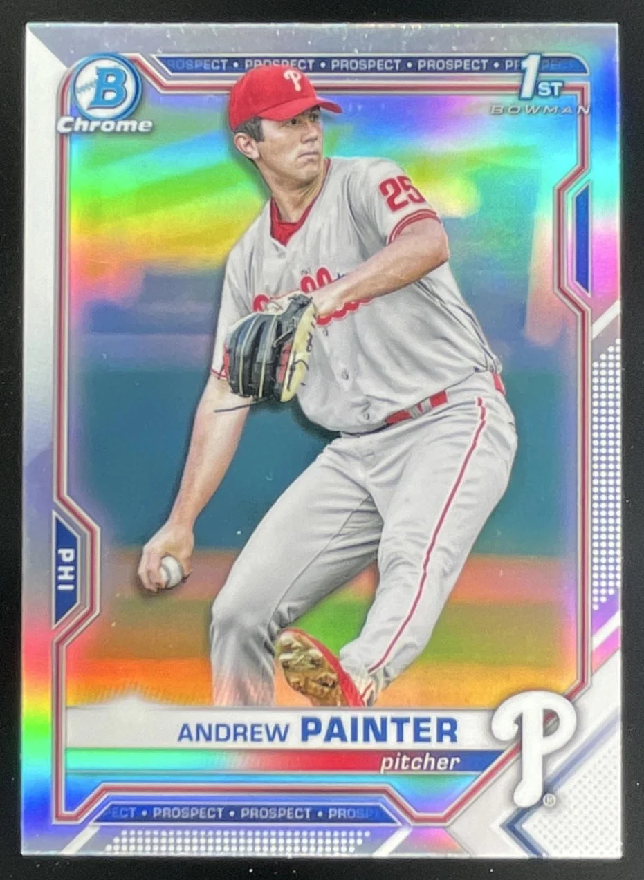 2021 Bowman Draft Chrome Refractor #BDC-10 Andrew Painter RC