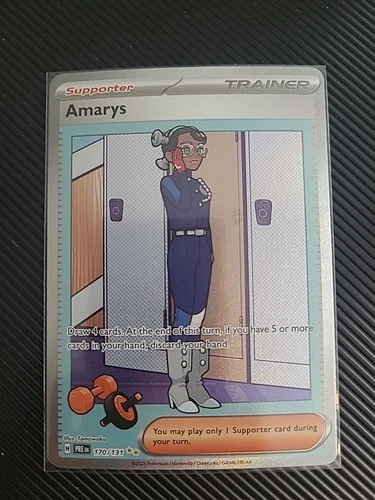 Amarys 170/131 - Pokemon TCG Prismatic Evolutions Special Illustration Rare NM