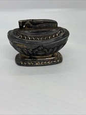 Vintage Ronson Art Metal Works Art Deco Silver Georgian Table Lighter. UNTESTED