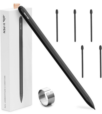 V-Pen EMR Stylus Digital W/ Digital Eraser For Remarkable 2 Pen + 5 Tips, New