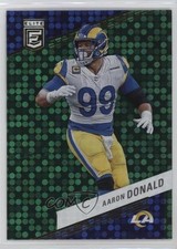 2023 Panini Donruss Elite Green Disco Aaron Donald #2 1ek2