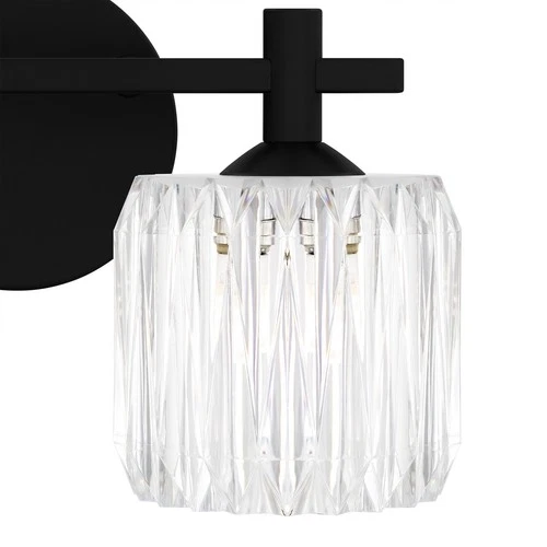 Matte Black LED Bathroom Vanity Light from the Spade Collection - Picture 5 of 5