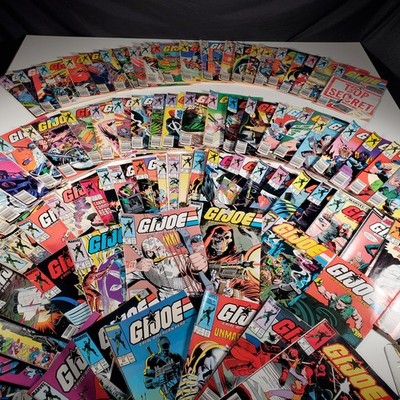 GI Joe A Real American Hero Marvel Comics Vintage 80s Huge Lot Collection 80+