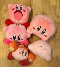 Set of 5 Kirby of the Stars Plush Toy Sleeping New Japan FS
