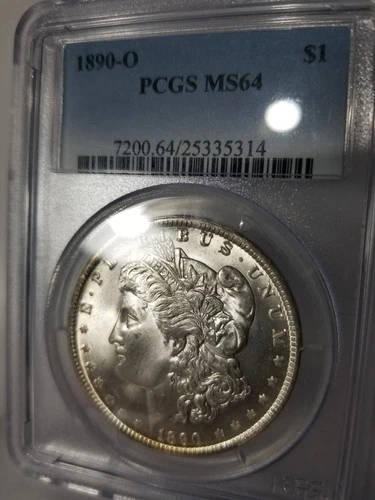1890-O PCGS MS64 Morgan Dollar - 100% Blazing White