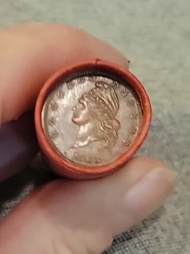 Stunning Au Civil War Token &1857 Flying Eagle Ends Of Lincoln Wheat Cent Roll