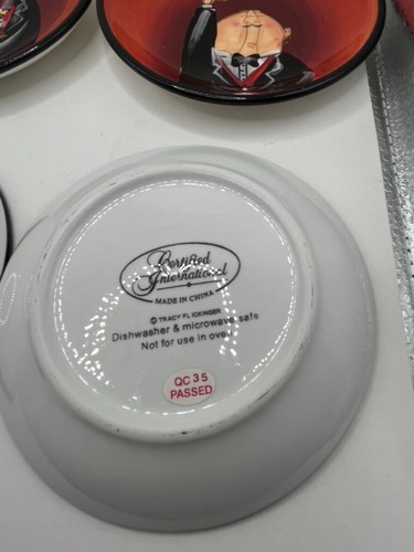 4 Certified International Dinner Served Individual Bowls 5.5 Tracy Flickerger - Picture 2 of 4