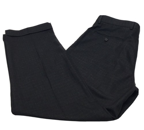 $79.50 Ralph Ralph Lauren Mens Comfort Flex Pants Pleated Dress CHARCOAL 36X32 - 第 2/8 張圖片