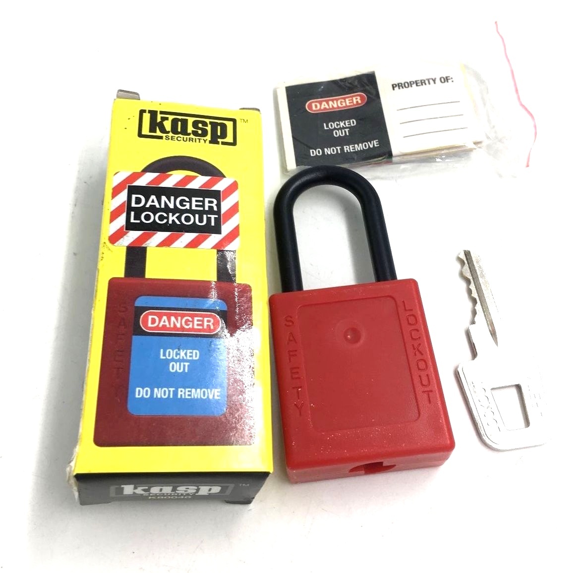 KASP K80040D NYLON SAFTEY PADLOCK 38MM