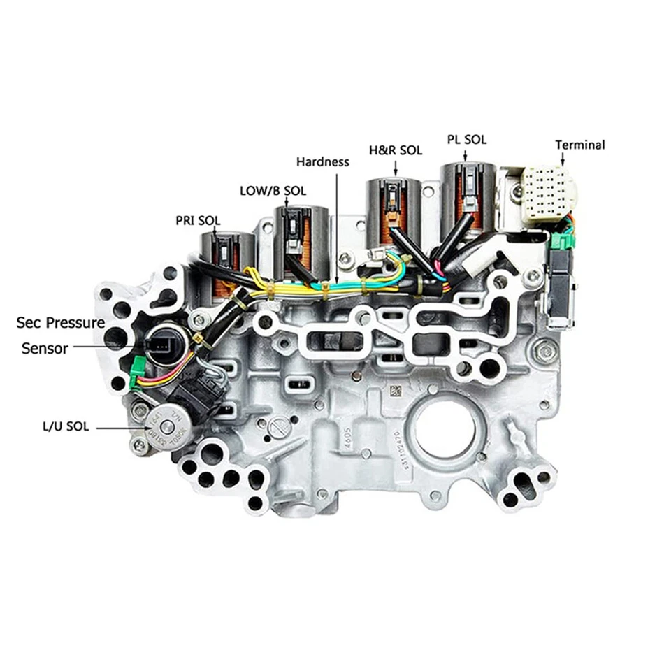 Corpo da válvula de transmissão RE0F11A JF015E CVT para Nissan Versa Sentra Note 2013-15 - Imagem 3 de 4