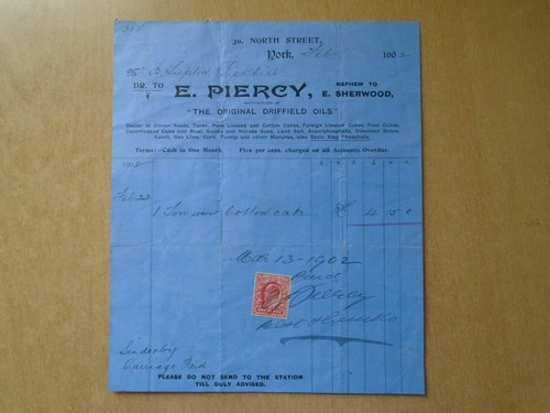 15 x Billheads & other commercial receipts. Dates range from 1860s to 1960s. - Picture 11 of 16