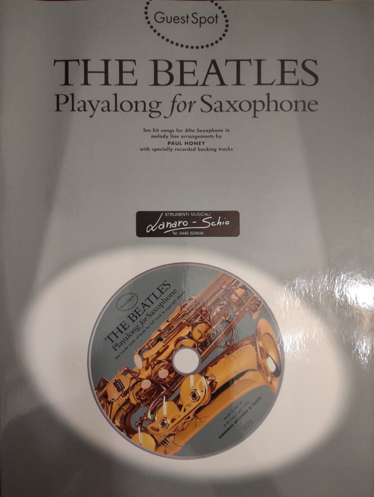 THE BEATLES Playalong for Alto saxophone con CD allegato