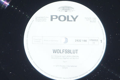 WOLFSBLUT - (Jack London) Teil I - LP 1975 Poly Promo Archiv-Copy mint