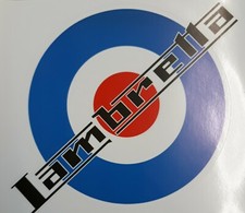 Large lambretta target car Lambretta Mods Scooter Camper Van Decal Sticker