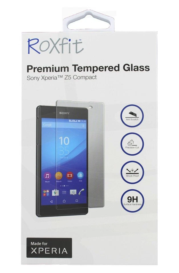GENUINE SONY XPERIA Z5 COMPACT ROXFIT TEMPERED GLASS SCREEN PROTECTOR - Image 2 of 2