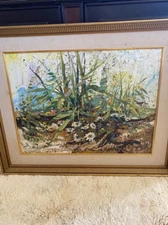 Original Signed ENDRE PETER DARVAS Watercolor - Landscape