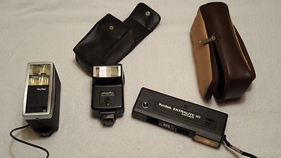 Lot Flash Photo Rollei Minolta Pour Appareil, Occasion Fonctionnel