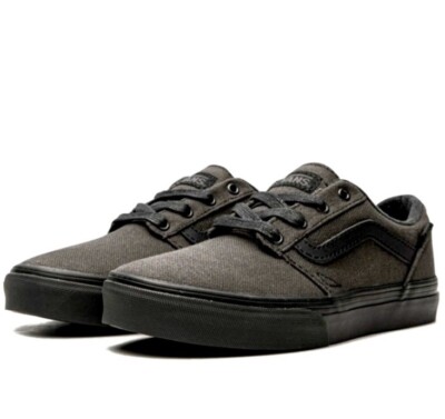 Vans Chapman Stripe Waxed Black Grade school Size 4.5