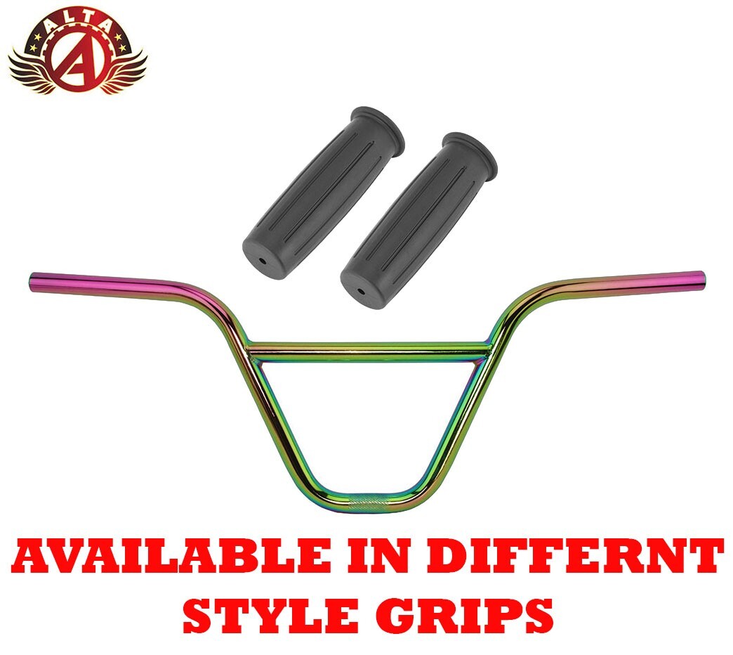bmx ハンドル ALTA BMX CHROMOLY Z-Bar Handlebar OIL SLICK Handlebar W/ BROWN OR