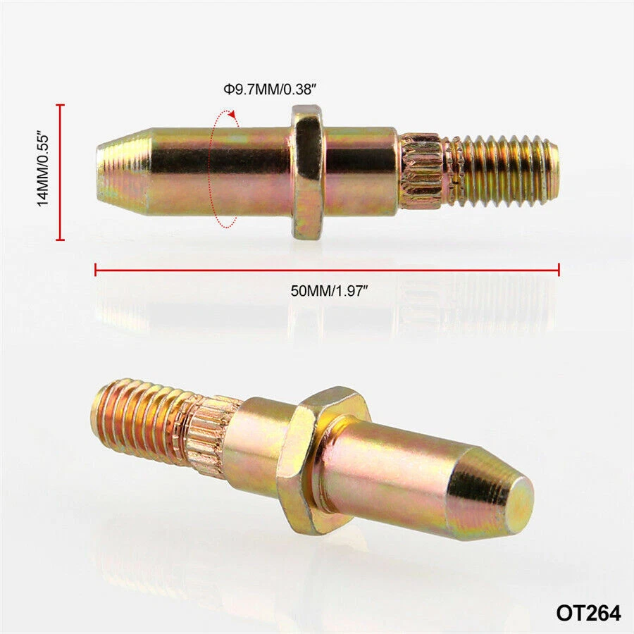 Front Door Hinge Pins Pin Bushing Repair Kit Fullsize Durable Iron For Chevy GMC Foto 3 de 4