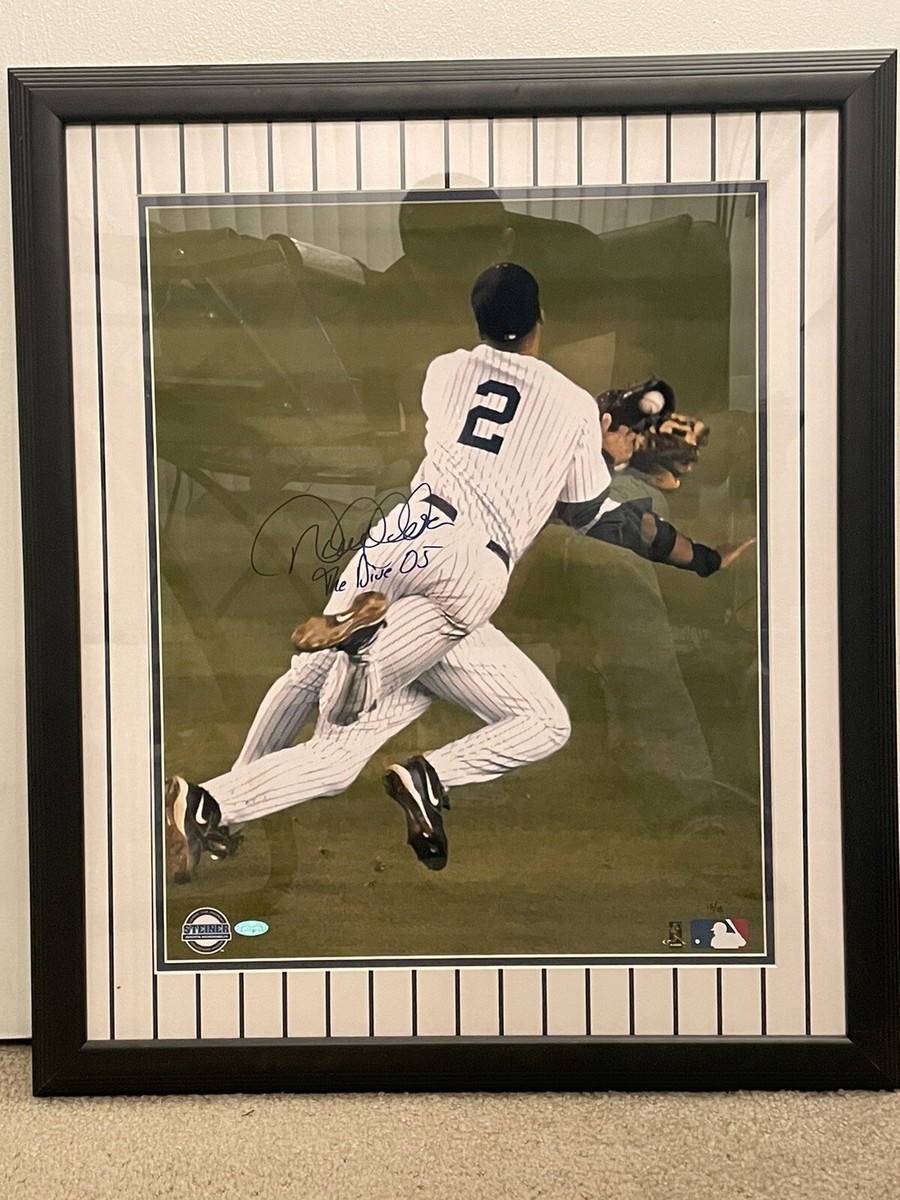Derek Jeter NY Yankees Signed Inscribed 'The Dive 05' 16x20 Photo
