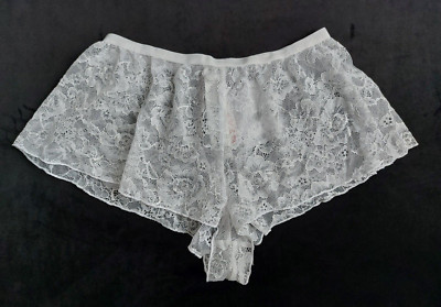NEW Tezenis Cute Lace Sleep/PJ Shorts White Size S-M