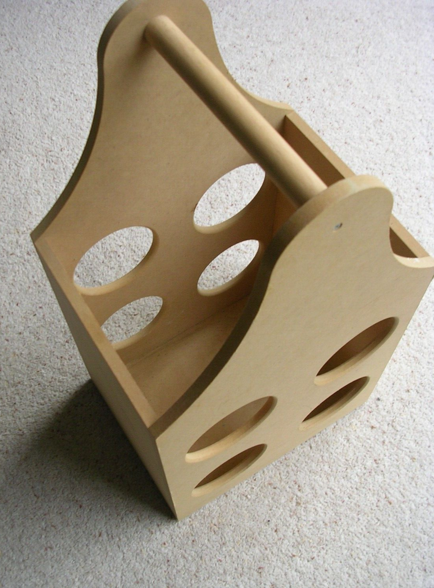 Decorative Wine Rack Blank MDF for Folk Art/Tole Painting