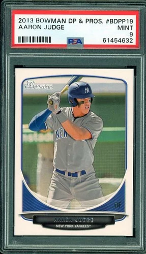 Aaron Judge Rookie Card 2013 Bowman Draft Picks Prospects #BDPP19 PSA 9