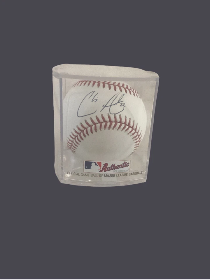 克里斯·阿彻 美国职棒大联盟签名亲笔签名棒球明尼苏达双城队/坦帕湾光芒 — 第 2/4 张图片