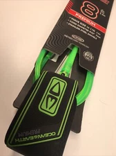 Surfboard ankle 7mm Premium leash ocean & earth 8' foot lime  DOUBLE SWIVEL O&E