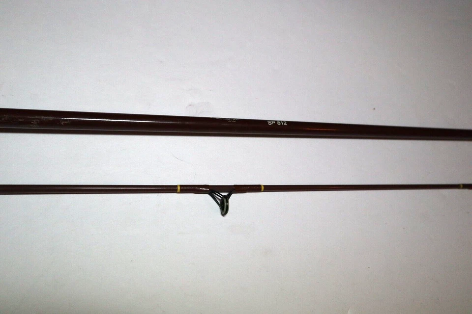 Vintage Fenwick SP812 Fenglass 2pc Med-Light Spinning Rod Ceramic Guides 80" EXC - Image 2 of 4