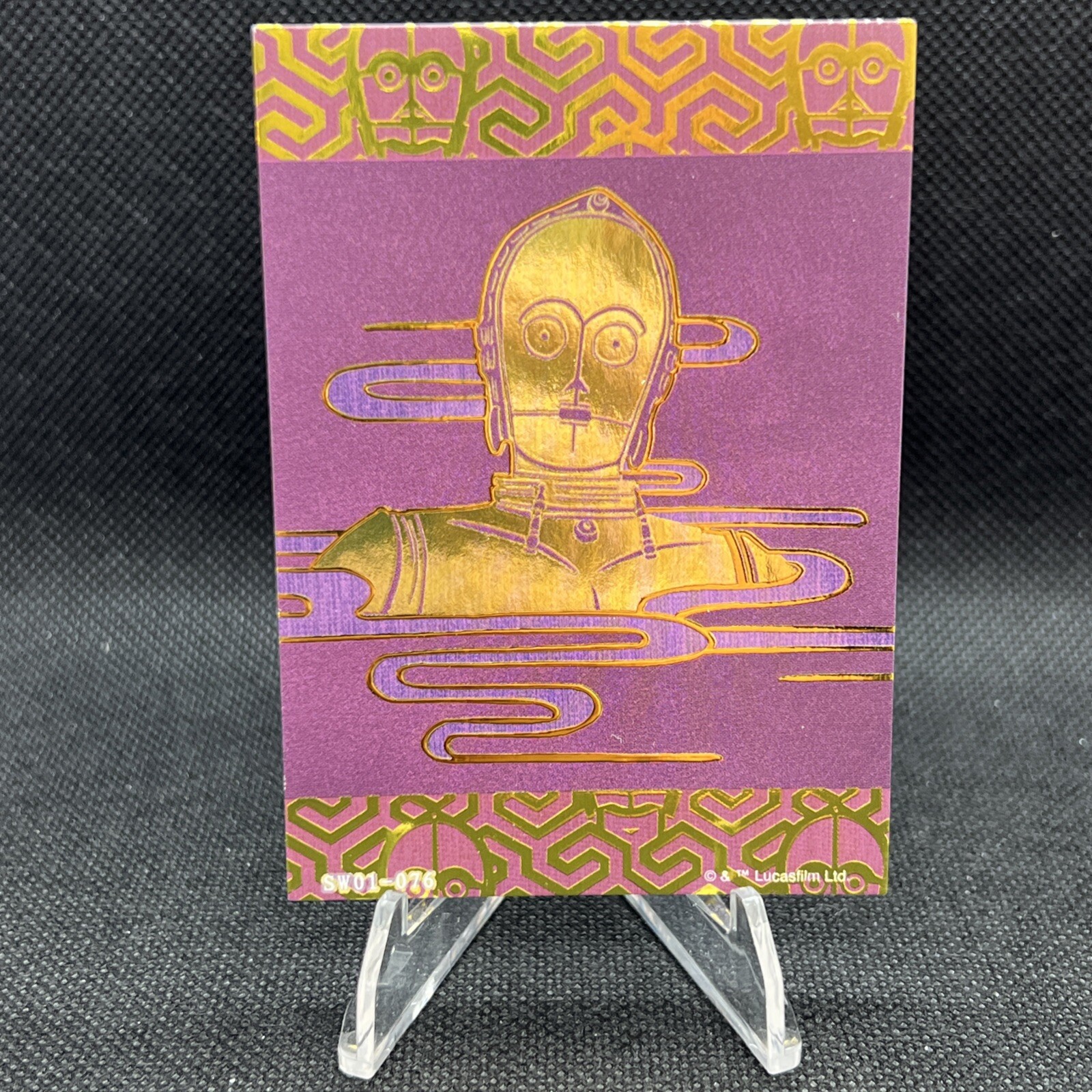 C-3PO Star Wars Disney Official Licensed Base Art Card Card.fun NM CCG Limited