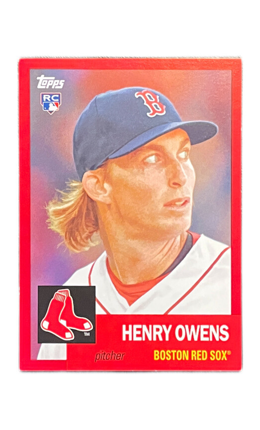 Henry Owens 2016 Topps Archives RC Rookie Red /50 Red Sox | eBay