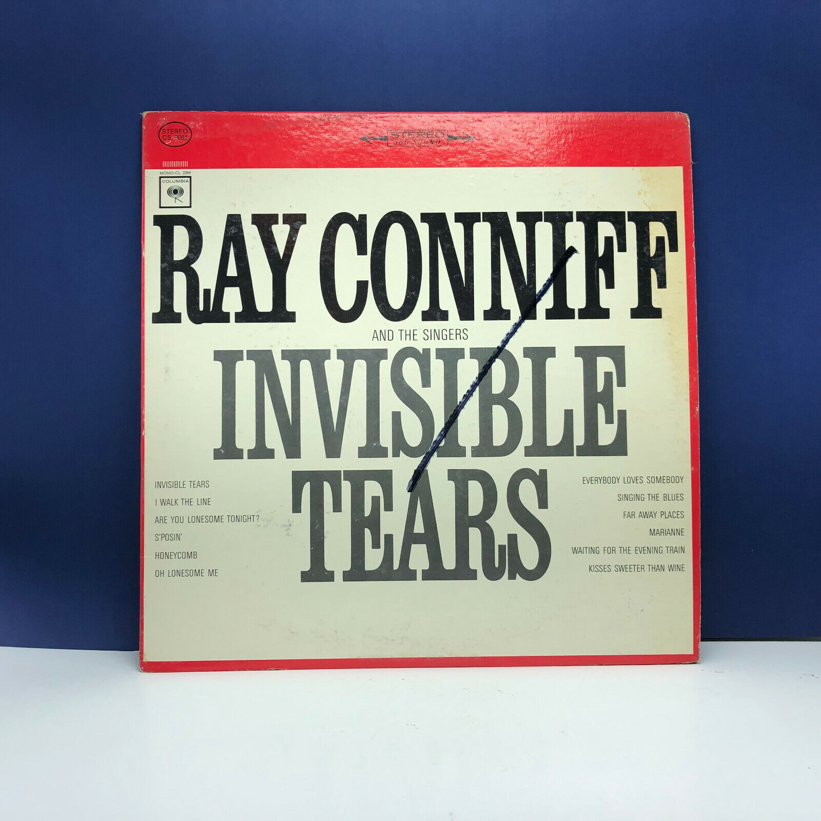 Vinyl Record LP 12 inch 12" case vtg 33 Ray Conniff invisible tears orchestra us